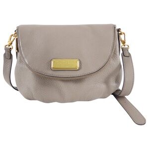 Marc by Marc Jacobs Natasha Mini Leather Crossbody Bag in Taupe